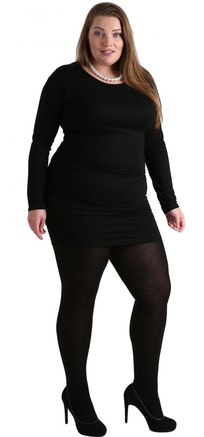 collant opaque grande taille femme