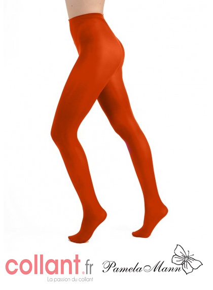 Collant de couleur orange par Pamela Mann